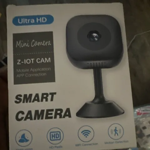 Z-IOT CAM Ultra HD Wi-Fi IP Surveillance Camera Night Vision Motion Detect Black