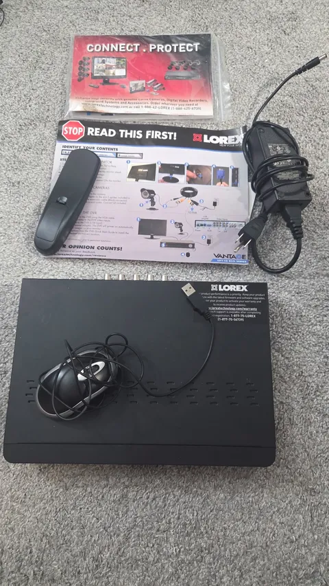 Lorex LH118000 H.264 8 CH DVR With Accessories 500GB HDD