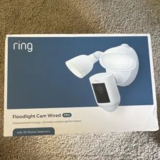NEW Sealed Box - Ring Floodlight Cam Wired Pro (2021 Model) white