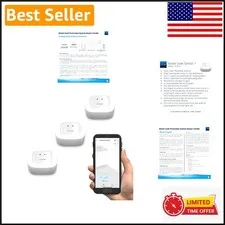 Smart Water Leak Detector 3-Pack with SMS Alerts & Alexa Compatibility
