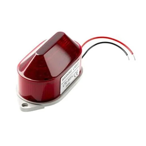 DC24V Strobe Siren Industrial Warning Light with LED and 105dB 24VDC Red