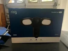 New Ring Floodlight Cam Pro Wired 2nd Gen (Newest Model) Retinal 4K - Black