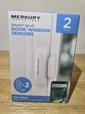 Merkury Smart Wi-Fi Door/Window Sensor 2 Pack (MIC-SS201-199W)