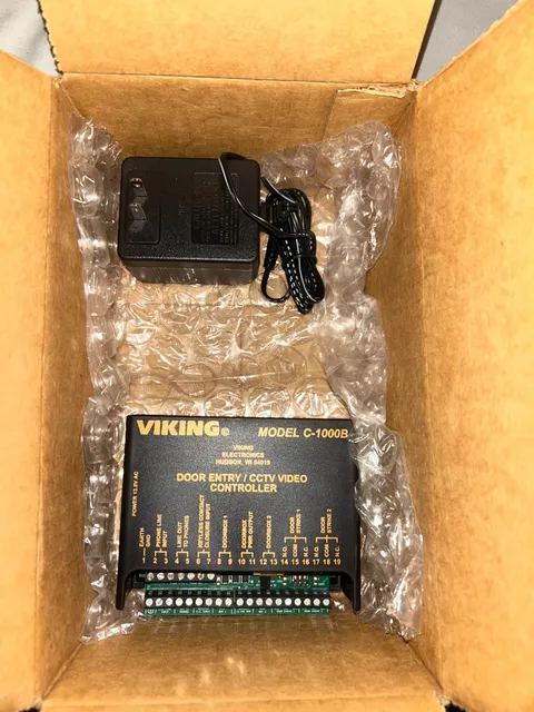 Viking Electronics C-1000B Door Entry Controller (C1000B) With Power Source