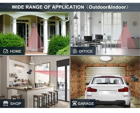 Wireless Driveway Alarm System- 1/2 Mile Long Range Driveway Motion Sensor 