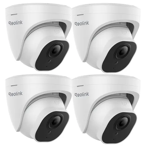 Reolink 4pcs D500 5MP PoE Add-on Camera Motion Detection IR Night Vision