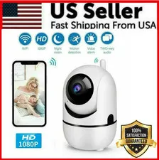1080P WiFi Wireless Indoor Security Camera Monitor Night Vision 2-Way Audio