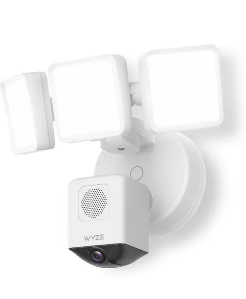 NEW Wyze WYZECFLP 3000 Lumen LEDs 2k HD Outdoor Wi-Fi Floodlight Security Camera