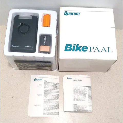 Quorum Paal Personal Security Attack Alarm - New 9 Volt Battery Needed - **READ