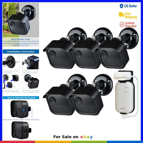 Outdoor Camera Mount Bracket 5 Pack with Sync Module Core XR Wall Mount 360