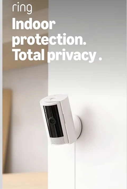 Ring Indoor Cam Wireless Wi-Fi 1080p Night Vision Indoor Camera White