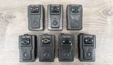 Lot of 7 Watchguard Vista WIFI WFC1 Police Body Cameras for parts / repair