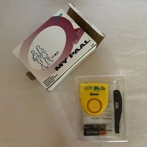 QUORUM MyPAAL TEEN's Security Attack Alarm with Clip ~ Loud Noise ~ New in Box
