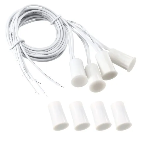 4pcs RC-33 NO Recessed Wired Security Contact Sensor Alarm Magnetic Reed Switch