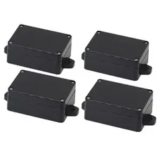 Zulkit Junction Box IP65 Waterproof 3.27” x 2.28” x 1.30”(Pack of 4), Black 