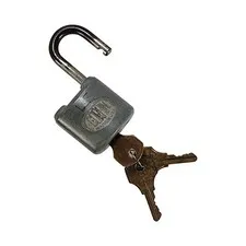 Corbin Padlock With Keys Cabinet Lock Co Hardened Steel Made In USA Vintage