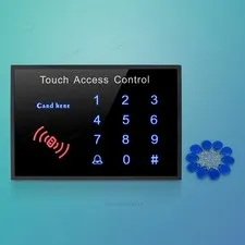Wired Touch RFID Access Control Keypad Standalone 800 User WG26 Door Security