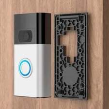 No-Drill Adhesive Doorbell Mount Compatible with Video Doorbell (2nd Generati...