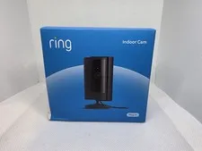Ring Stick Up Cam Plug in - Indoor/Outdoor Smart Security Camera, Black New*