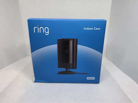 Ring Stick Up Cam Plug in - Indoor/Outdoor Smart Security Camera, Black New*