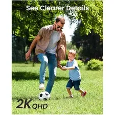 Outdoor Security Cam Kit with 2-way Audio