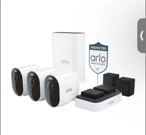 Arlo Ultra Wireless 3rd Gen 4K HDR Security Camera (2025) - White - 3 Pack