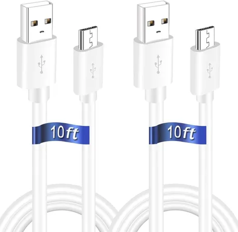 USB Power Extension Cord 10ft 2 Pack for Wyze Blink Nest Security Cameras