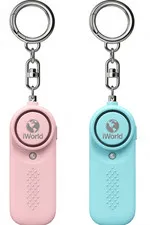 Emergency Self-Defense AAA Battery Powered Alarm Keychain – Safety Defense Key W