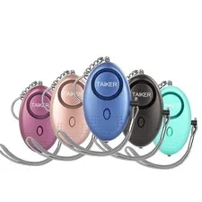 Personal Alarm for Women, 5 Pack Black, Blue, Purple, Rose Gold, Light Green