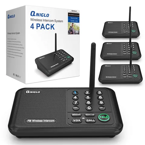 Intercoms Wireless for Home, Home Intercom System Wireless, 5280 Feet Long Range