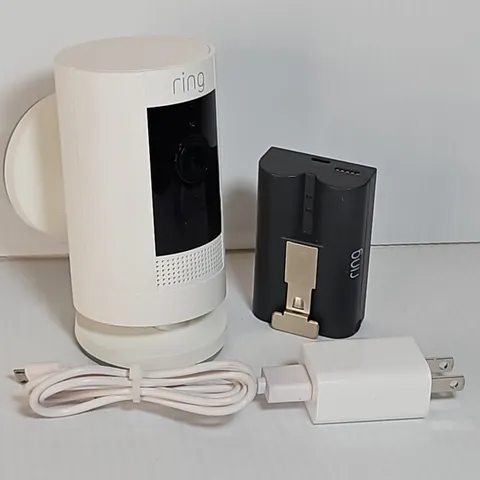 Ring Stick Up Cam Outdoor Wireless  Security Camera 5UM7E5 With Battery