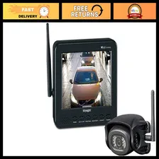 Digital Wireless Camera System with 5.6" Display & Built-In Speaker, 1 Camera, J