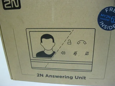 2N Indoor Answering Unit Wireless Intercom, White, P/N 91378601WH, PC: 02088-001