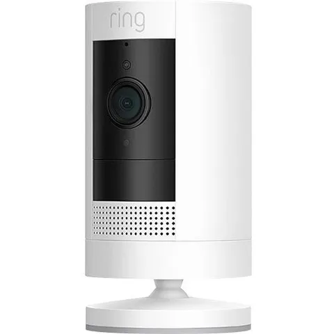 Ring Stick Up Cam Outdoor Wireless Security Camera Battery White 8SC1S9-WEN0