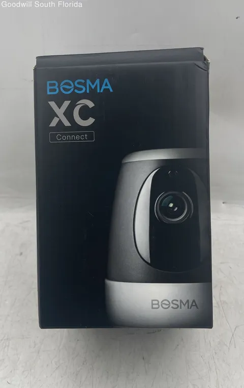 Bosma XC Connect Black White Wi-Fi Indoor Security Camera With Box Not Tested