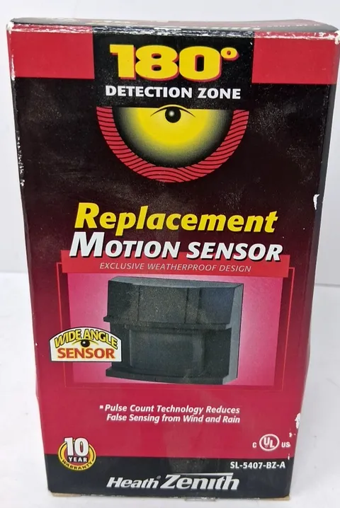 Heath Zenith SL-5407-BZ-A Replacement 180 Degree Motion Sensor Open box