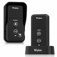 Wuloo 0.5 Mile Wireless Doorbell Rechargeable Intercoms for Home Garden Security