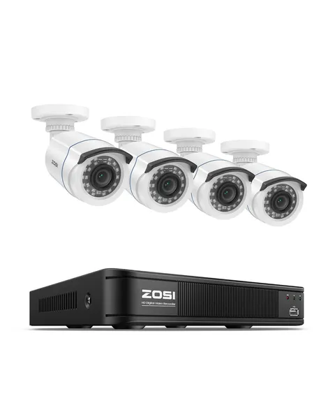 3K Lite Wired Security Camera System, 4 X 2MP Bullet Cameras, NO HDD