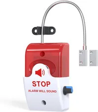 Exit Door Alarm with 110dB Siren, Emergency Exit Security Device, Easy Installat