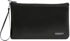 Fireproof Money Bag 6400℉ Cash Document Bank Bag Zipper Strap A5 Passport Black