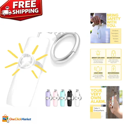Portable 130dB Safety Keychain Alarm for Women - Essential Everyday Protection