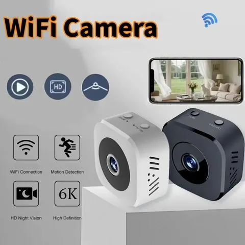 Mini WiFi Security Camera 1080P HD Wireless Indoor/Outdoor Cam Motion Detection