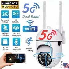 Wireless 5G WiFi Security Camera System Outdoor Indoor Night Vision 1080P HD Cam