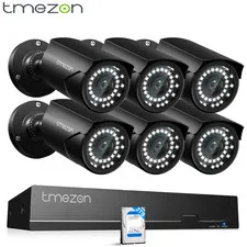8CH PoE Home IP Camera System Full HD Home Office Recording System Night Vision