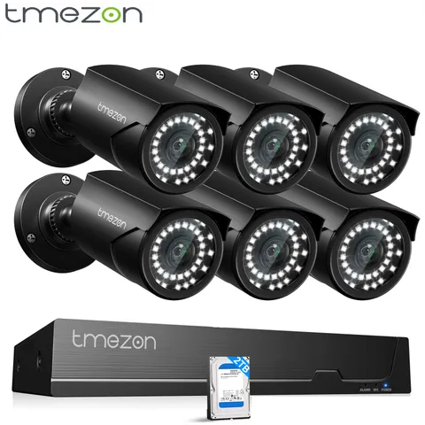 8CH PoE Home IP Camera System Full HD Home Office Recording System Night Vision