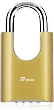 Outdoor Combination Lock 4 Digit Heavy Duty Padlock Metal Weatherproof Alloy