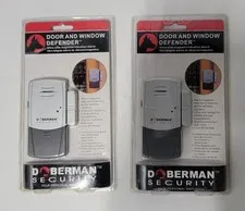 Lot of 2 Doberman Security SE-0101 Door & Window Alarms Ultra-slim Magnetic