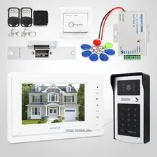 7inch Hands-free Video Door Entry Call System with Mute Mode for Home Security