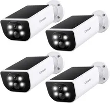 Cinnado Security Cameras Wireless Outdoor - Home Security Cameras Solar & Batter