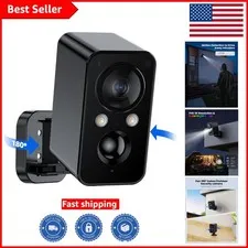180° Pan Wireless Security Camera with 2K Night Vision for Outdoor Safety